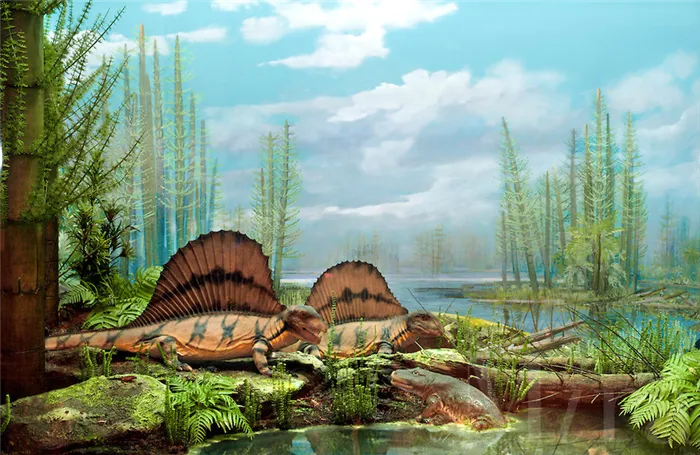 «Великое» пермское вымирание, около 252 млн лет назад