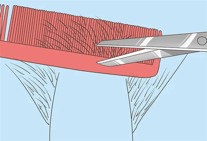 Как брить член-ножницами