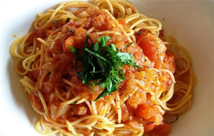 спагетти наполи в италии