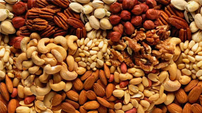 Орехи, бобовые продукты в качестве афродизиаков для мужчин