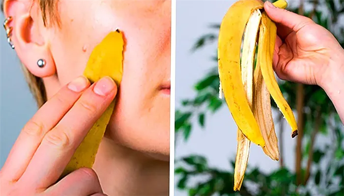 Банановая кожура для лица