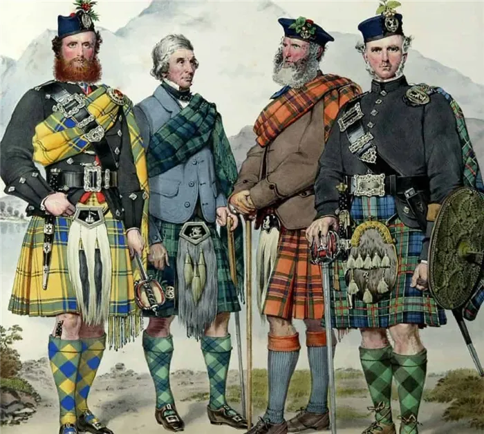 Национальная шотландская одежда