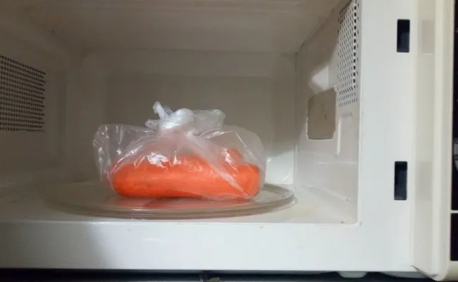 как сварить морковку в микроволновке