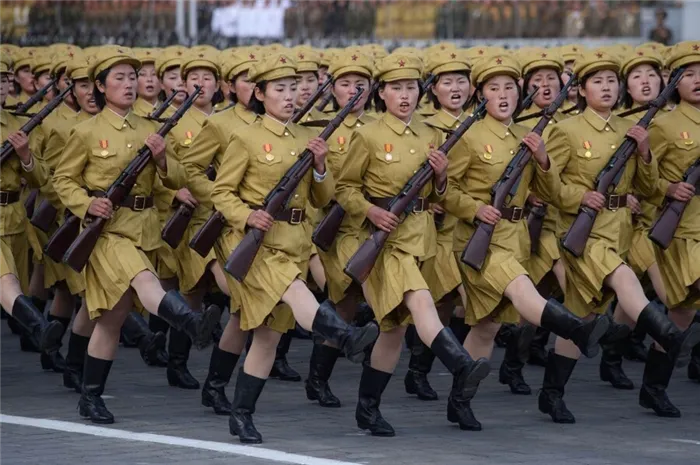 девушки из Северной Кореи