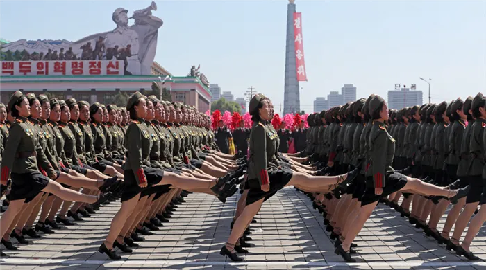 девушки из Северной Кореи