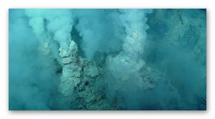 Гидротермальные отверстия на дне