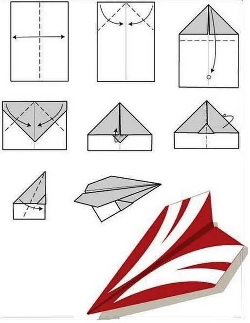 Как сделать простой самолет из бумаги на 100 метров полета