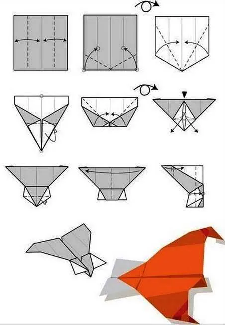 Как сделать самолет из бумаги со стабилизаторами и формой крыла на 100 метров полета