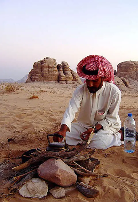 Молодой бедуин из Иордании.