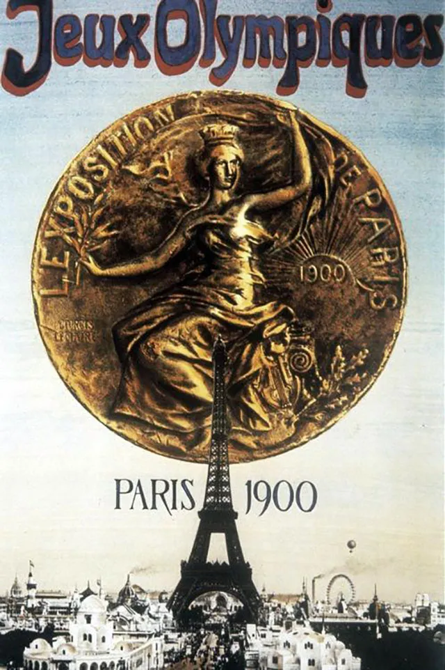 Афиша Олимпийских игр в Париже 1900 г.