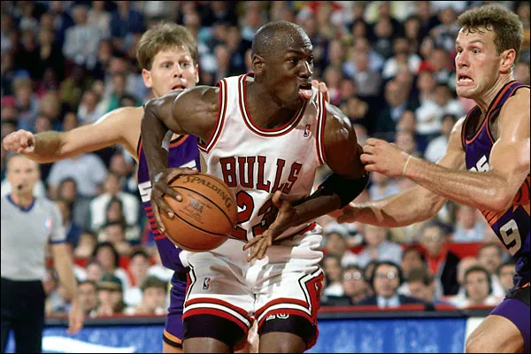 Майкл Джордан в финальной серии плей-офф НБА 1993 года