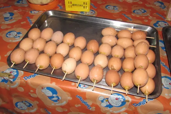 шашлык из куриных яиц таиланд