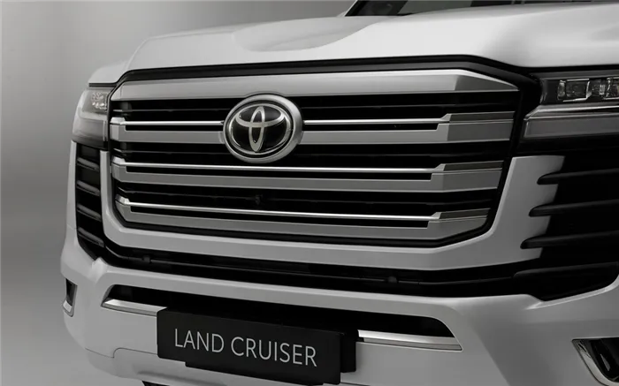 Toyota Land Cruiser 2021, решетка радиатора