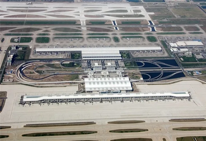 Аэропорт Пудун в шанхае китай